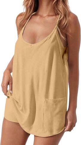 Women's Athletic Dress with Built in Shorts - Plus Size V Neck Casual Mini Sundress for Tennis Workout S-5XL in Kuwait
