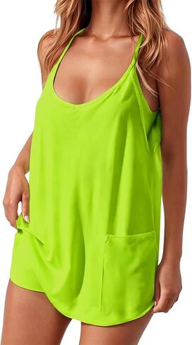 Women's Athletic Dress with Built in Shorts - Plus Size V Neck Casual Mini Sundress for Tennis Workout S-5XL in Kuwait