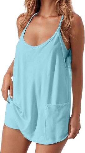 Women's Athletic Dress with Built in Shorts - Plus Size V Neck Casual Mini Sundress for Tennis Workout S-5XL in Kuwait
