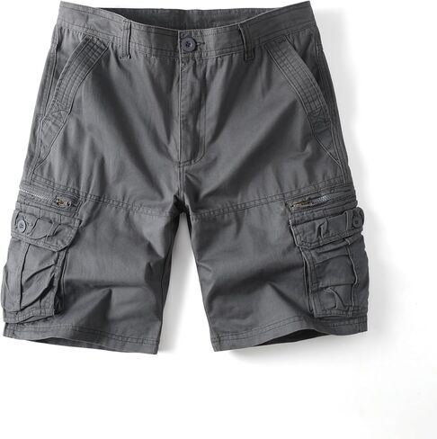 Cargo Shorts for Men Tactical Stretch Breathable Work Hiking Lightweight with Multi Pockets in Kuwait