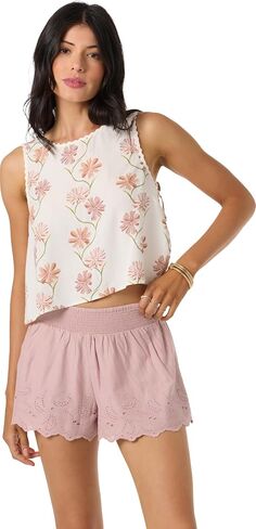 O'NEILL Women's Annalee Shorts | Lightweight Cotton, Smocked Waist in Kuwait