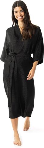Tara Sartoria Luxury Artisan Silk Kimono Robe for Women, Jacquard, Washable, XS–4XL, Oprah Daily 2025 in Kuwait