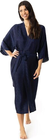 Tara Sartoria Luxury Artisan Silk Kimono Robe for Women, Jacquard, Washable, XS–4XL, Oprah Daily 2025 in Kuwait