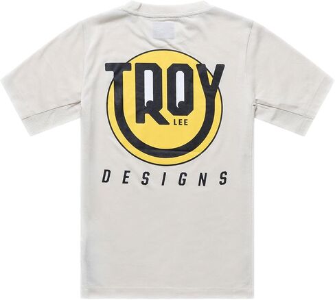 Troy Lee Designs Youth Skyline Ride SS Tee, Happy Pumice, Medium in Kuwait