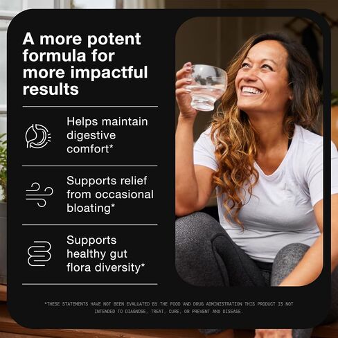Toniiq Prebiotics and Probiotics - 200B CFU Synbiotic مع Postbiotics IMMUSE® & ButyraGen® - 30 سلالة لصحة الأمعاء والجهاز الهضمي - مستقرة على الرف - تم اختبارها من قبل طرف ثالث - 60 كبسولة in Kuwait