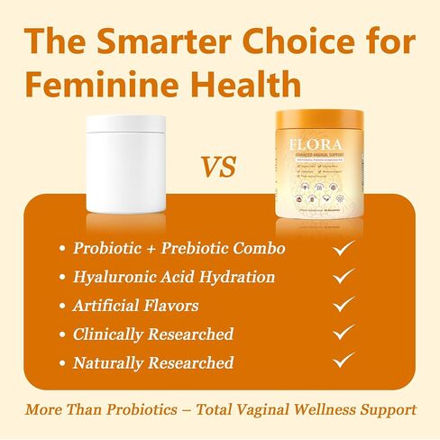 Flora Plus Probiotic Gummies for Women, Vaginal Support Probiotics Gummies, Ph Balance, Promote Healthy Vaginal Odor & Flora, Pineapple, 60 Count(1) in Saudi Arabia