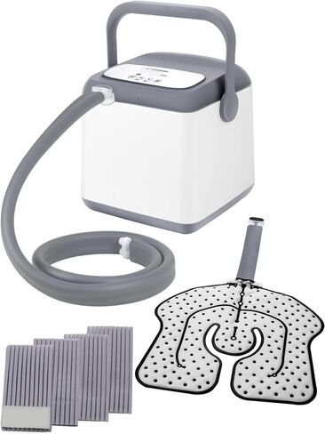 NEHOO Cold Therapy System, Pain Relief for Post-Surgery Recovery, Programmable Ice Therapy Machine, Continuous Cryotherapy, Universal Pad for Knee, Ankle, Cervical, Back and Leg, Including 4 Straps in Saudi Arabia