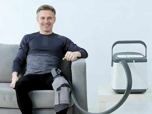 NEHOO Cold Therapy System, Pain Relief for Post-Surgery Recovery, Programmable Ice Therapy Machine, Continuous Cryotherapy, Universal Pad for Knee, Ankle, Cervical, Back and Leg, Including 4 Straps in Saudi Arabia