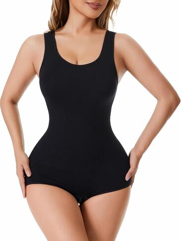 Dulchany Shapewear Bodysuit Tummy Control Body Shaper Seamless Faja Waist Trainer for Women Going Out Tops in Saudi Arabia