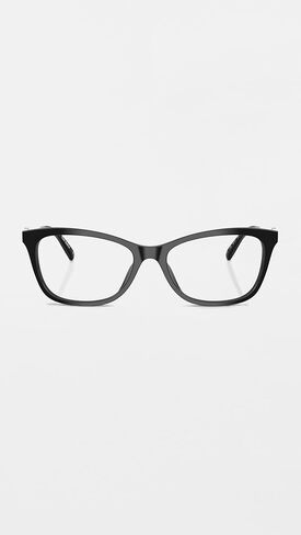 Tory Burch Women's Miller Square Eyeglasses, Black, One Size in Kuwait