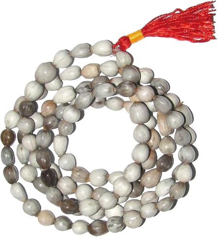 RUDRADIVINE Natural Vaijanti Mala 108 +1 Beads Mankas 100% Original Vajyanti Mantra Japa Peace and Tranquility Guaranteed 100% Original Stone in Saudi Arabia