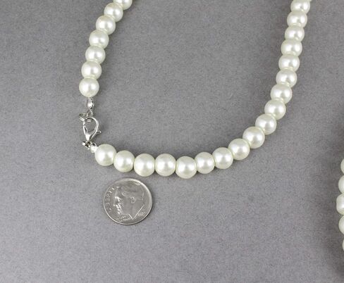 Artist Unknown Cream/Off-White Classic/Elegant 30" Long Faux Pearl Strand Necklace in Kuwait