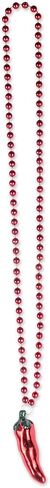 Beistle , 6 Piece Beads with Chili Pepper Medallions, 36" (Green/Red) in Kuwait