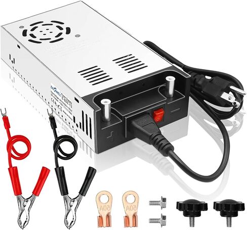 EAGWELL New Version 110V AC to 12V DC Converter 600W Power Supply 50A, Universal SMPS Transformer for RV, Pump, LED Strip, CCTV, Car Stereo,Diesel Heater in Saudi Arabia