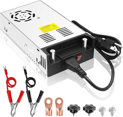 EAGWELL New Version 110V AC to 12V DC Converter 600W Power Supply 50A, Universal SMPS Transformer for RV, Pump, LED Strip, CCTV, Car Stereo,Diesel Heater in Saudi Arabia