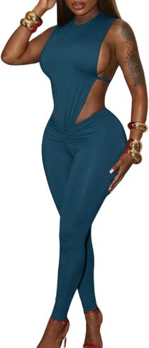 Adogirl مثير 2 قطعة ملابس النادي للنساء الصيف قطع بلا أكمام ارتداءها بلوزات و Ruched Bodycon فستان أطفال مع سروال داخلي حللا in Kuwait
