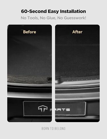 TPARTS Tailgate Threshold Cover for Model Y Juniper 2025+ Anti-Scratch Trunk Bumper Guard Door Sill Protector TPE Cover New Model Y Interior Accessories in Saudi Arabia