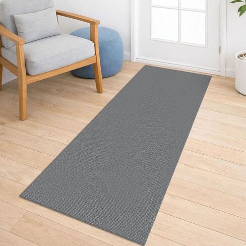 Lansny Washable Runner Rug 2x5 Hallway Runners Braided Cotton Entryway Runner with Non Slip Backing Indoor Runners for Hallway Kitchen Bedroom, Black in Saudi Arabia