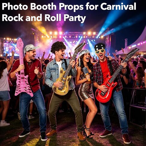 NICOWARM Rockstar & Hip-Hop Party Hats for Adults - Ultimate Adult Photo Booth Props in Saudi Arabia