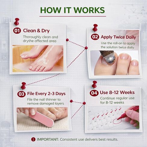 Toenail Fungus Treatment Extra Strength, 1% Tolnaftate Antifungal Fungal Nail Treatment, ToeNail Fungus Treatments For Thick Discolored Brittle Crumbling Nails, 0.51 fl oz (Pack of 1) in Saudi Arabia