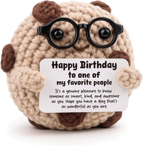 Heartfelt Friendship Crochet Smart Cookie - Thoughtful Birthday Gift for Her, Women, Sister - Unique Handmade Keepsake to Show Appreciation for a Special Friend in Saudi Arabia