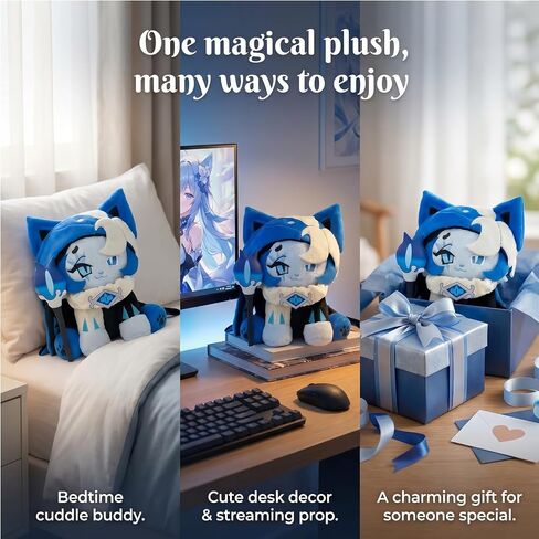Video Game Plush Toy, Cookie Character Plushie Doll Cute Shadow Soft Stuffed for Game Fans, Collection Display, Gift for Children and Adults in Kuwait