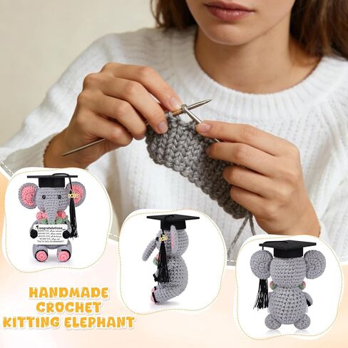 JoycuFF 2026 Graduation Gifts for Women Her Him, Class of 2026 Congratulations Gifts, Emotional Support Elephant Gift for High School College Grads in Kuwait
