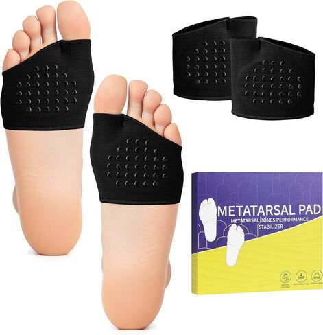 2 PCS Metatarsal Pads for Women and Men - Ball of Foot Pain Relief Cushion with Gel Pad,Foot Pads for Morton's Neuroma & Metatarsalgia Support in Saudi Arabia