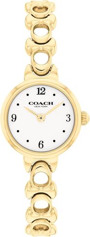 COACH Iris Women’s Quartz Analog Watch - Bracelet with Signature Design, Classic Round Case, Modern Minimalist Timepiece - Gift for Her 22.5m in Kuwait