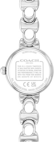 COACH Iris Women’s Quartz Analog Watch - Bracelet with Signature Design, Classic Round Case, Modern Minimalist Timepiece - Gift for Her 22.5m in Kuwait