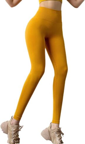Laieglam Women's Compression Crotchless Leggings Butt Lifting Workout Gym Tummy Control Yoga Pants with Invisible Zipper in Saudi Arabia