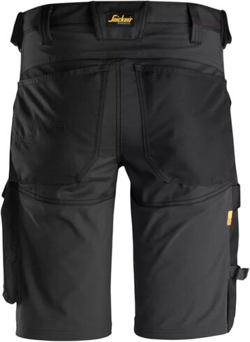 شورت Snickers Workwear U6143 للرجال قابل للتمدد من AllroundWork، شورت مطاطي متين مع ملاءمة مرنة، جيوب معززة in Kuwait