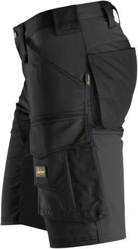 شورت Snickers Workwear U6143 للرجال قابل للتمدد من AllroundWork، شورت مطاطي متين مع ملاءمة مرنة، جيوب معززة in Kuwait