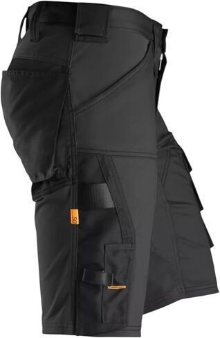 شورت Snickers Workwear U6143 للرجال قابل للتمدد من AllroundWork، شورت مطاطي متين مع ملاءمة مرنة، جيوب معززة in Kuwait