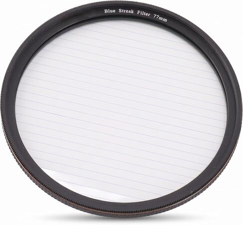 Blue Streak Filter for Camera Lens, 77mm Optical Glass in Kuwait