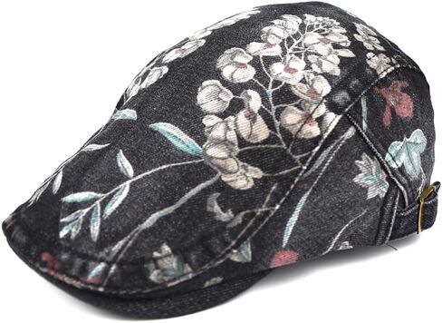 Women's Men's Fishing Hat Newsboy Cap Gatsby Ivy Flat Cap Beret Hunting Driving Hat Floral Printed Golf Cap in Saudi Arabia