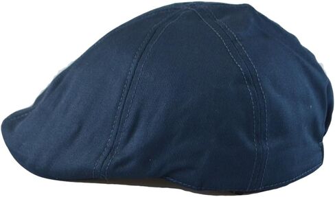 Men’s Flat Cap – 6 Panel Duckbill Ivy Hat, Lightweight Cotton Driving Cap with Elastic Band, Classic Newsboy Golf Hat in Saudi Arabia