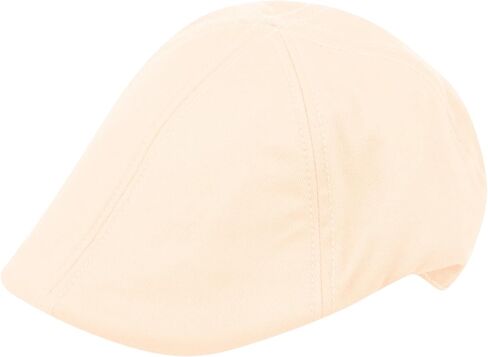 Men’s Flat Cap – 6 Panel Duckbill Ivy Hat, Lightweight Cotton Driving Cap with Elastic Band, Classic Newsboy Golf Hat in Saudi Arabia