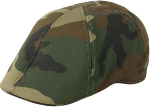 Men’s Flat Cap – 6 Panel Duckbill Ivy Hat, Lightweight Cotton Driving Cap with Elastic Band, Classic Newsboy Golf Hat in Saudi Arabia