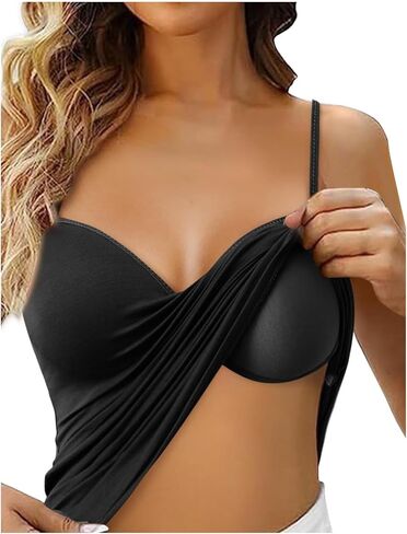 Tank Tops for Women Built in Bra Pack Racerback Workout Lounge Camisole Summer Sports Padded Cami Tube Yoga Tops in Saudi Arabia