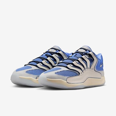 Nike KD18 Basketball Shoes (Royal Pulse/Football Grey/Coconut Milk/Sail) Size 9.5 in Kuwait