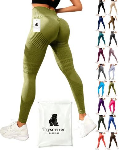 3D Compression Leggings for Women, High Waist Tummy Control Butt Lifting Smooth Sculpting Yoga Pants, Breathable Stretch Fit in Kuwait