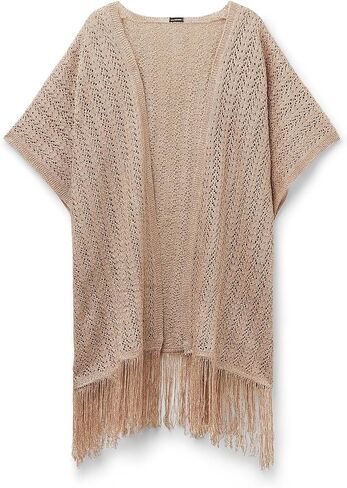 CALZEDONIA Woman's Crocheted Lamé Vest in Kuwait
