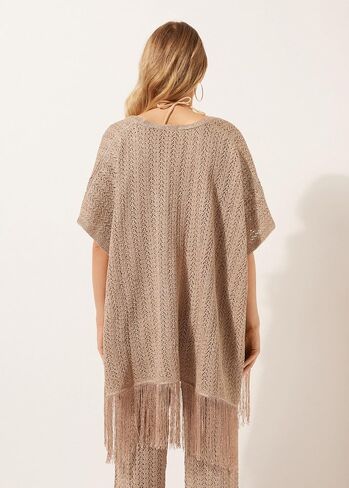 CALZEDONIA Woman's Crocheted Lamé Vest in Kuwait