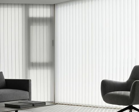 12PCS White PVC Vertical Blind Replacement Slats with 12pcs 3CM Repair Tabs | Vertical Blinds Vanes for Sliding Glass Patio Door Windows, (3.5 ×82.5 Inch) Pre-Punched Hanging Hole Window Blind in Saudi Arabia