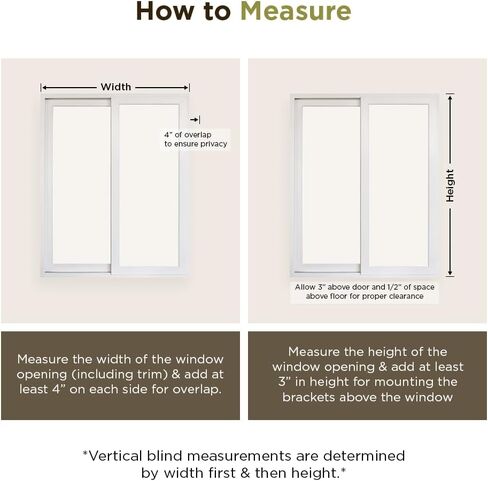 BlindDen - Vinyl Vertical Window Blinds for Home - Vertical Blinds for Sliding Glass Doors - Silver - (48" W x 36" H) in Kuwait