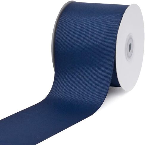 LUV Ribbons 3" Inch Solid Grosgrain Ribbon, Neon Yellow in Kuwait