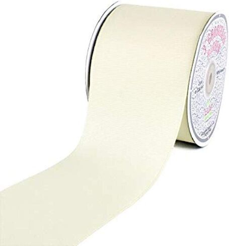 LUV Ribbons 3" Inch Solid Grosgrain Ribbon, Neon Yellow in Kuwait