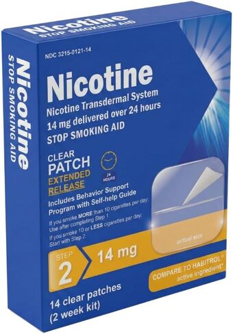 Nicotine Transdermal System Step 2 Stop Smoking Aid 14mg (2 Week kit) in Saudi Arabia