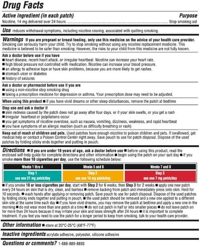 Nicotine Transdermal System Step 2 Stop Smoking Aid 14mg (2 Week kit) in Saudi Arabia